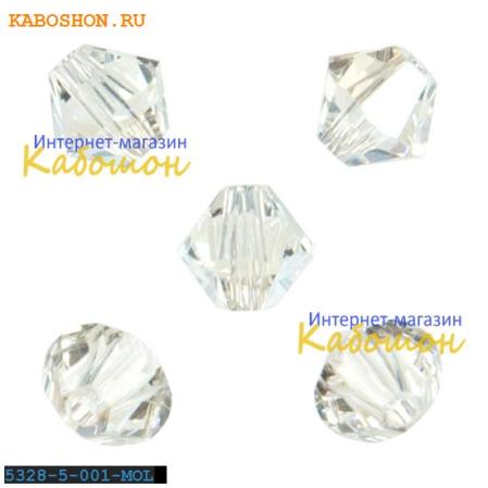 Swarovski Xilion beads 5 мм Crystal Moonlight