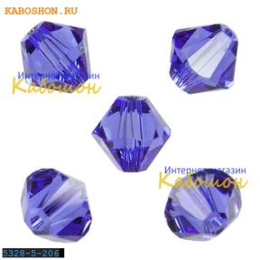 Swarovski Xilion beads 5 мм Sapphire