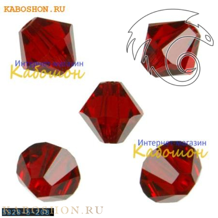 Swarovski Xilion beads 5 мм Siam 5328-5-208