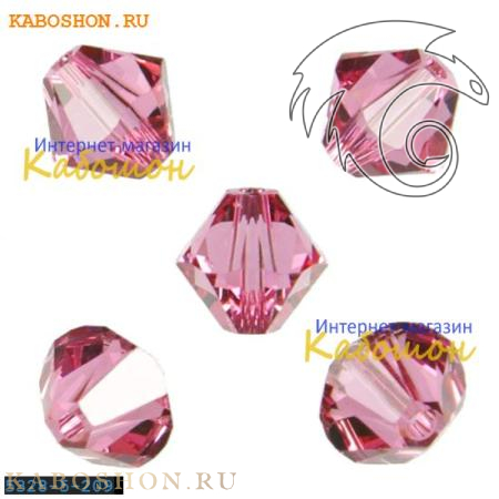 Swarovski Xilion beads 5 мм Rose 5328-5-209