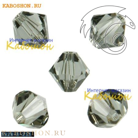 Swarovski Xilion beads 5 мм Black Diamond 5328-5-215