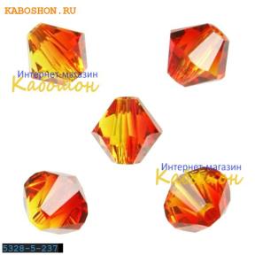 Swarovski Xilion beads 5 мм Fireopal