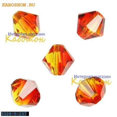 Swarovski Xilion beads 5 мм Fireopal