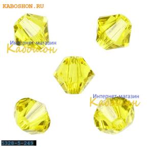 Swarovski Xilion beads 5 мм Citrine