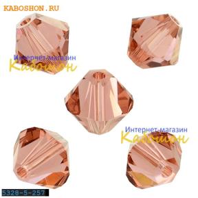 Swarovski Xilion beads 5 мм Blush Rose