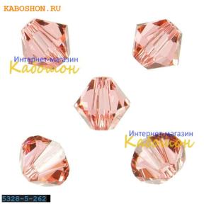 Swarovski Xilion beads 5 мм Rose Peach