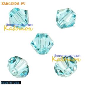 Swarovski Xilion beads 5 мм Light Turquoise