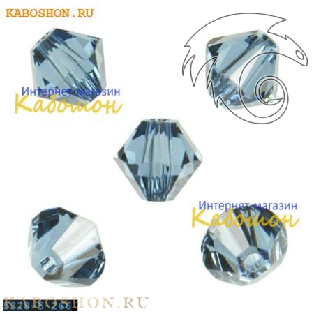 Swarovski Xilion beads 5 мм Denim Blue 5328-5-266