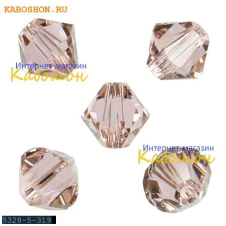 Swarovski Xilion beads 5 мм Vintage Rose