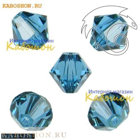 Swarovski Xilion beads 5 мм Indicolite 5328-5-379