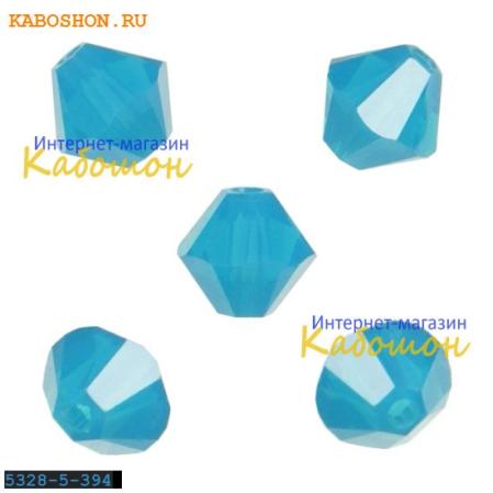 Swarovski Xilion beads 5 мм Caribbean Blue Opal