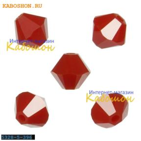 Swarovski Xilion beads 5 мм Dark Red Coral