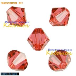 Swarovski Xilion beads 5 мм Padparadscha