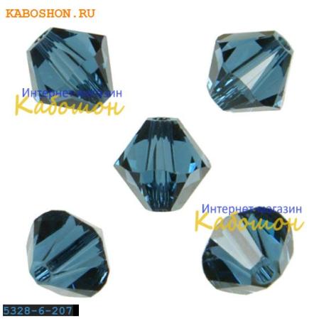 Swarovski Xilion beads 6 мм Montana