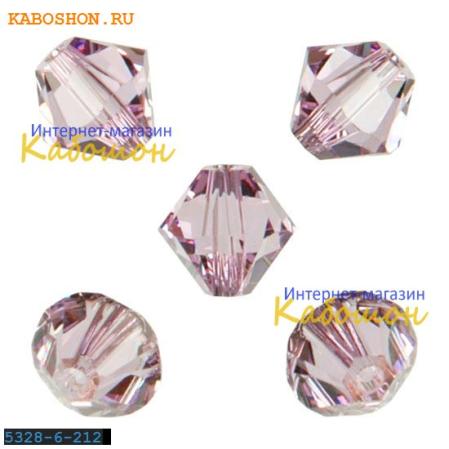 Swarovski Xilion beads 6 мм Light Amethyst