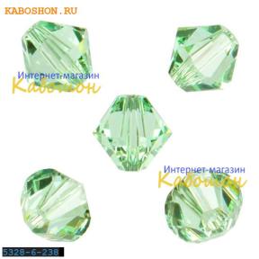 Swarovski Xilion beads 6 мм Chrysolite