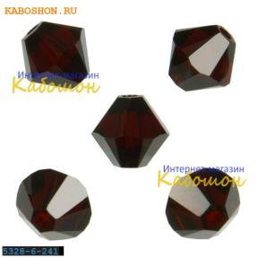 Swarovski Xilion beads 6 мм Garnet