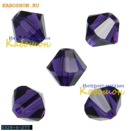 Swarovski Xilion beads 6 мм Purple Velvet