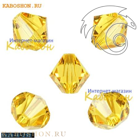 Swarovski Xilion beads 6 мм Sunflower 5328-6-292