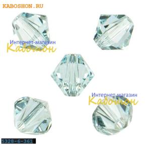 Swarovski Xilion beads 6 мм Light Azore