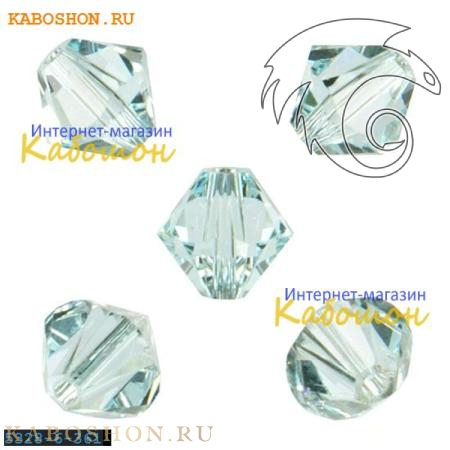 Swarovski Xilion beads 6 мм Light Azore 5328-6-361