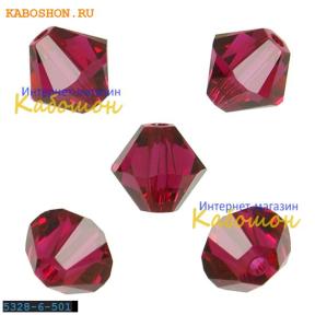 Swarovski Xilion beads 6 мм Ruby