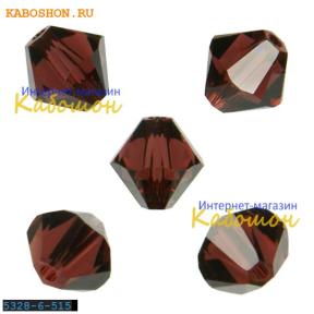 Swarovski Xilion beads 6 мм Burgundy