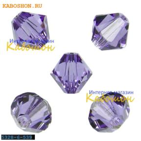 Swarovski Xilion beads 6 мм Tanzanite