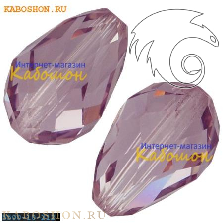 Swarovski Teardrop Bead 10,5 мм Light Amethyst 5500-10-212