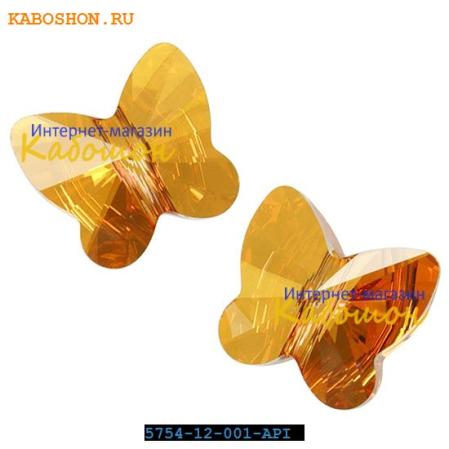 Swarovski Butterfly Bead 12 мм Crystal Astral Pink