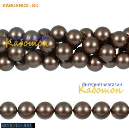 Жемчуг Swarovski 12 мм Crystal Velvet Brown