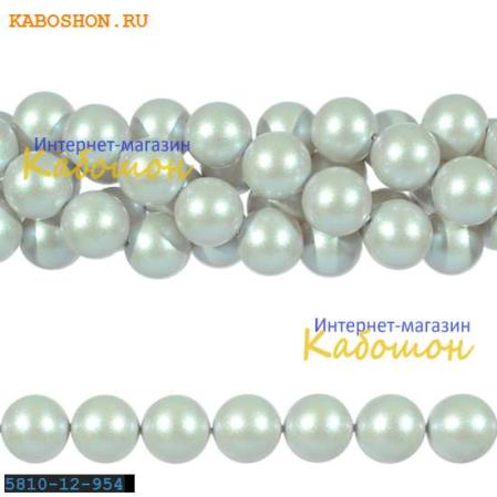 Жемчуг Swarovski 12 мм Crystal Iridescent Dove Grey