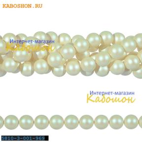 Жемчуг Swarovski 3 мм Crystal Pearlescent White