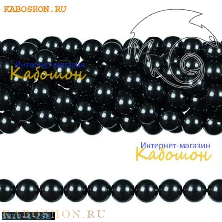 Жемчуг Swarovski 4 мм Crystal Black 5810-4-298