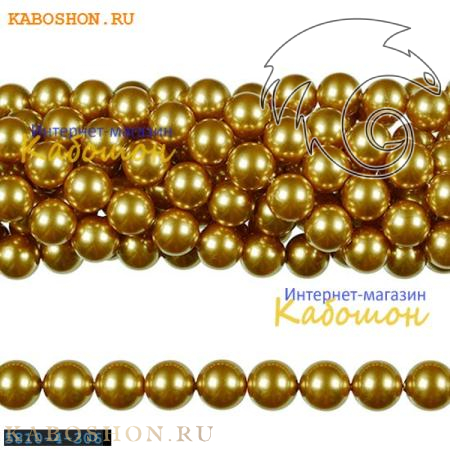 Жемчуг Swarovski 3 мм Crystal Bright Gold 5810-3-306