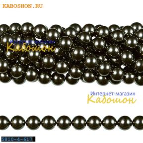 Жемчуг Swarovski 3 мм Crystal Dark Grey