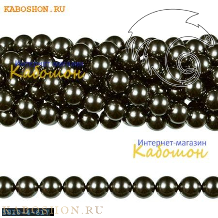 Жемчуг Swarovski 4 мм Crystal Dark Grey 5810-4-617