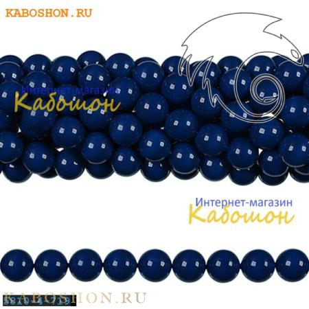 Жемчуг Swarovski 4 мм Crystal Dark Lapis 5810-4-719