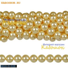 Жемчуг Swarovski 5 мм Crystal Light Gold