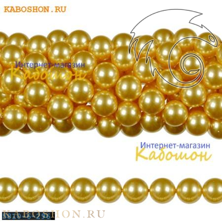 Жемчуг Swarovski 6 мм Crystal Gold 5810-6-296
