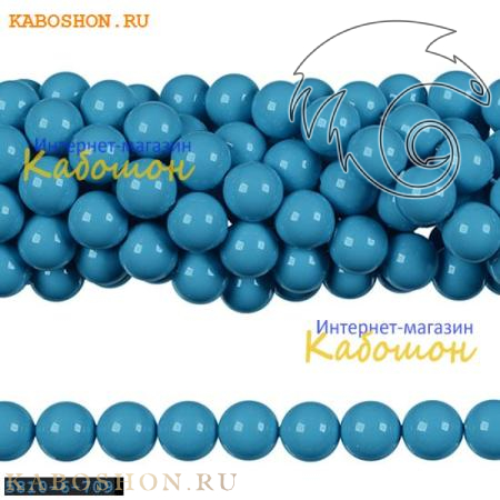 Жемчуг Swarovski 6 мм Crystal Turquoise 5810-6-709