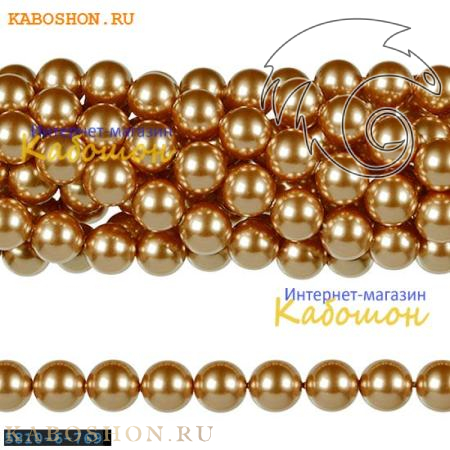 Жемчуг Swarovski 6 мм Crystal Rose Gold 5810-6-769