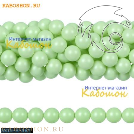 Жемчуг Swarovski 6 мм Crystal Pastel Green 5810-6-967