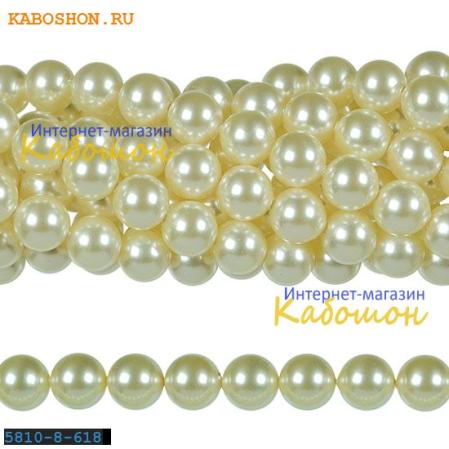 Жемчуг Swarovski 12 мм Crystal Light Creamrose