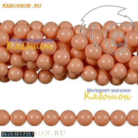 Жемчуг Swarovski 8 мм Crystal Pink Coral 5810-8-716