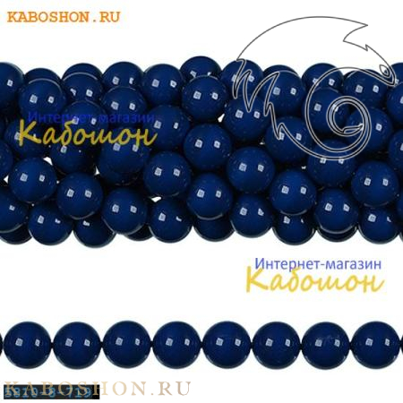 Жемчуг Swarovski 8 мм Crystal Dark Lapis 5810-8-719