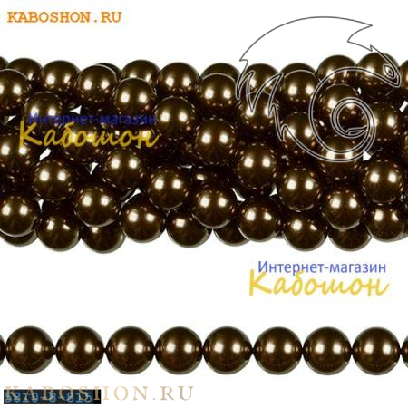 Жемчуг Swarovski 12 мм Crystal Brown 5810-12-815