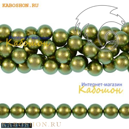 Жемчуг Swarovski 12 мм Crystal Iridescent Green 5810-12-930