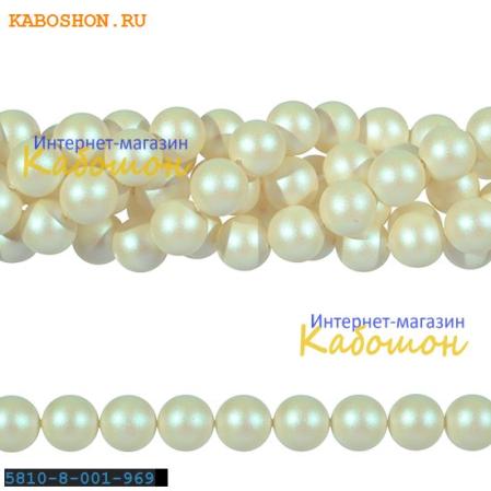 Жемчуг Swarovski 6 мм Crystal Pearlescent White
