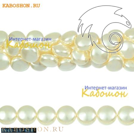 Жемчуг Swarovski 10х6 мм Crystal Light Creamrose 5860-10-618